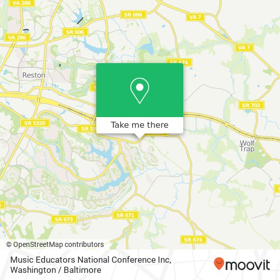 Music Educators National Conference Inc map