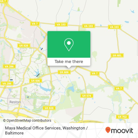 Mapa de Maya Medical Office Services