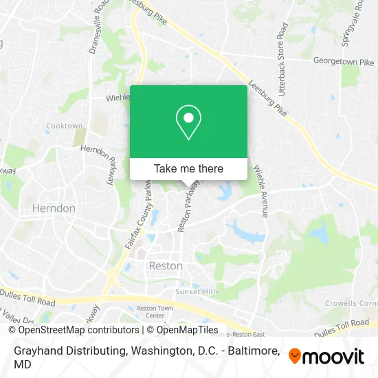 Grayhand Distributing map