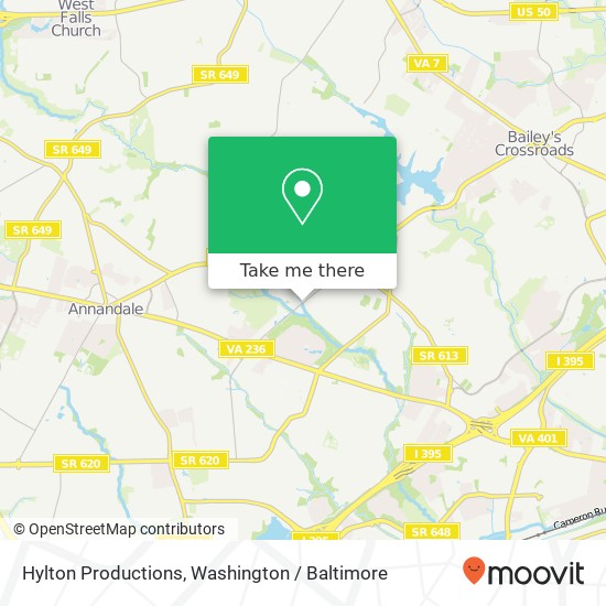 Hylton Productions map