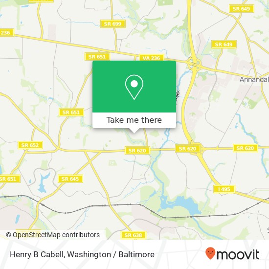 Mapa de Henry B Cabell