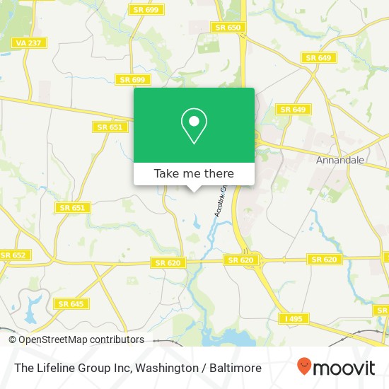 Mapa de The Lifeline Group Inc