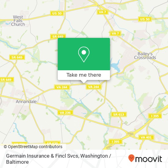 Germain Insurance & Fincl Svcs map