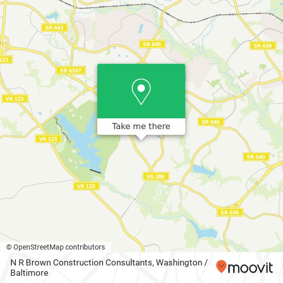 Mapa de N R Brown Construction Consultants