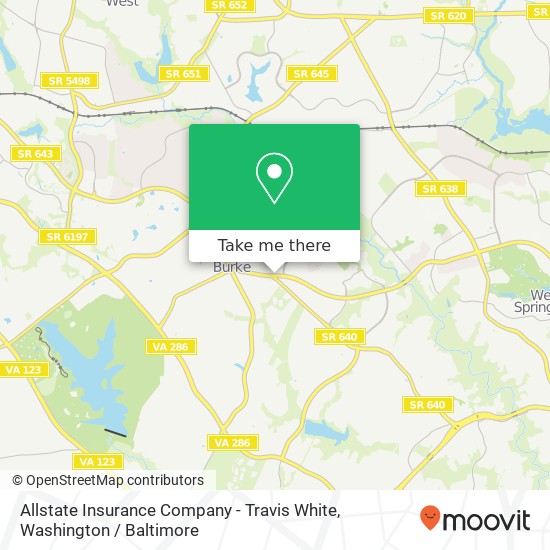 Mapa de Allstate Insurance Company - Travis White
