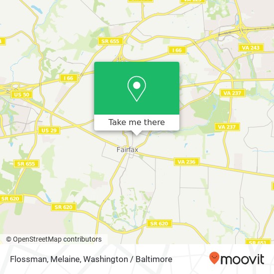 Mapa de Flossman, Melaine