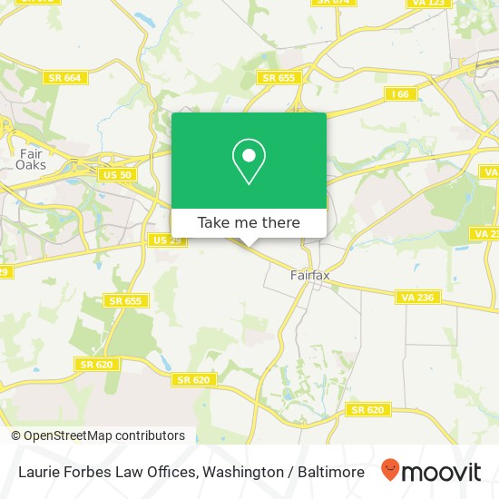 Laurie Forbes Law Offices map
