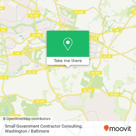 Mapa de Small Government Contractor Consulting