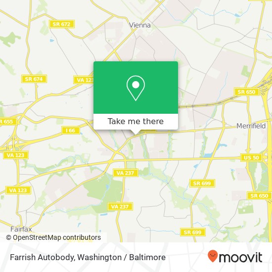 Farrish Autobody map