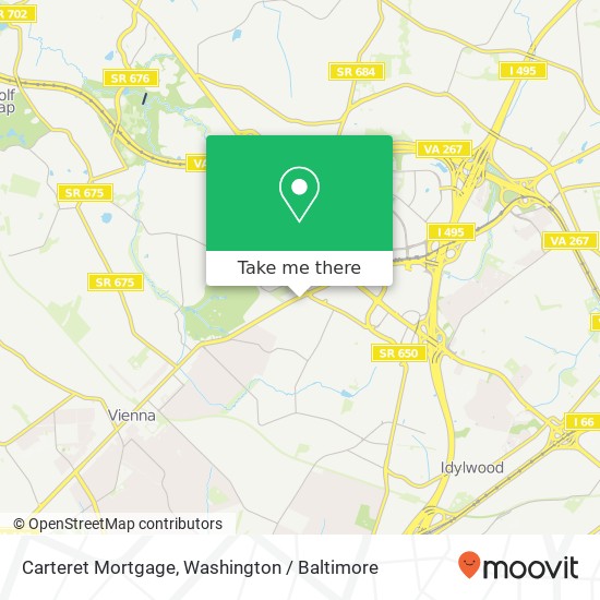 Mapa de Carteret Mortgage