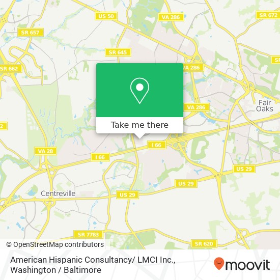 American Hispanic Consultancy/ LMCI Inc. map