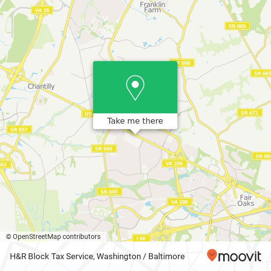 H&R Block Tax Service map