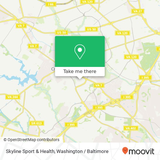 Skyline Sport & Health map