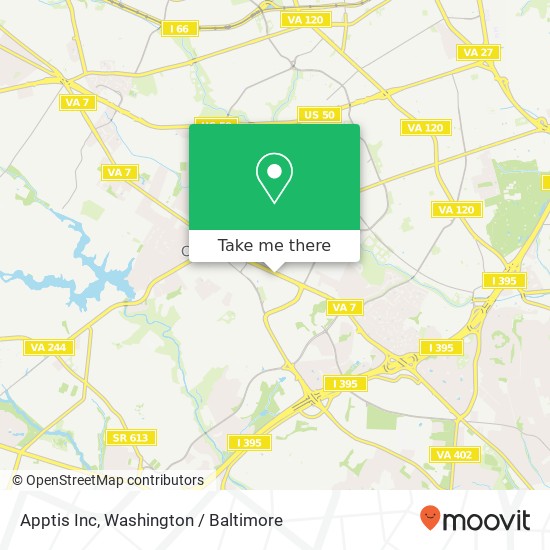 Apptis Inc map