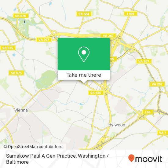 Mapa de Samakow Paul A Gen Practice