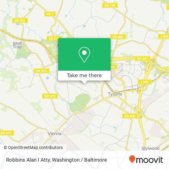 Mapa de Robbins Alan I Atty