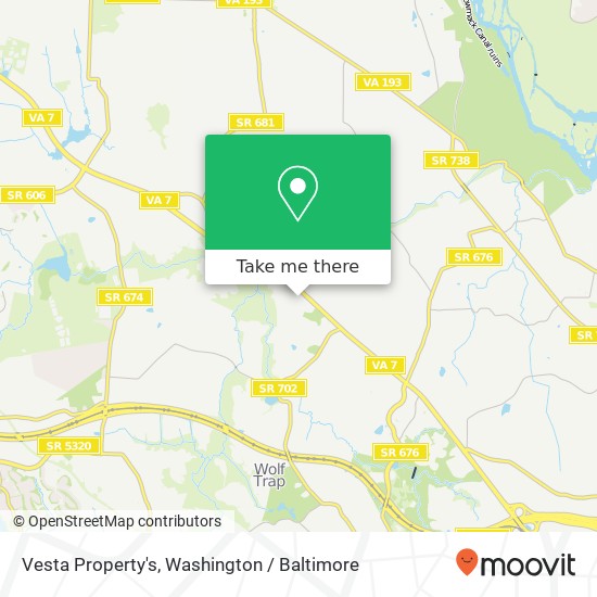 Mapa de Vesta Property's
