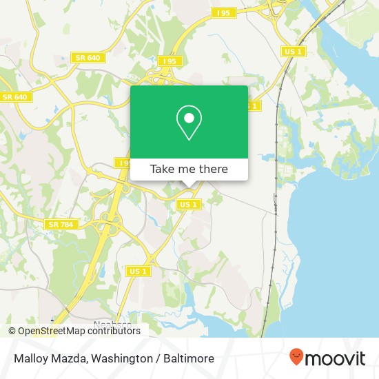 Malloy Mazda map