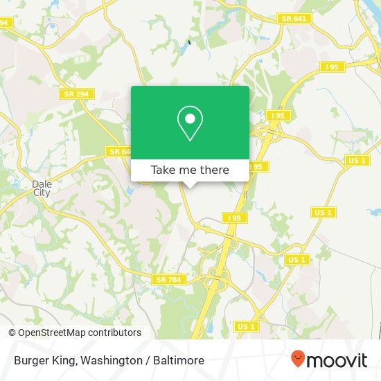 Burger King map