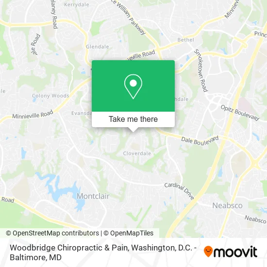 Mapa de Woodbridge Chiropractic & Pain
