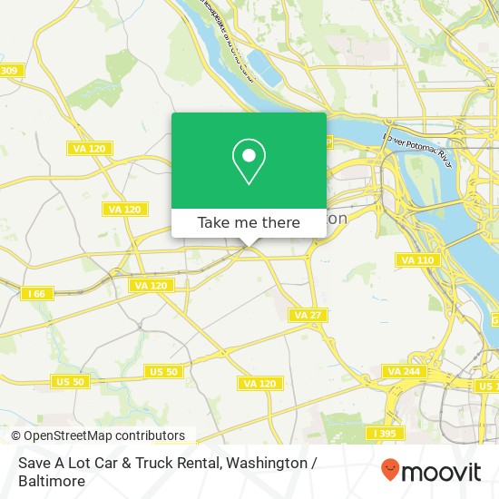 Save A Lot Car & Truck Rental map