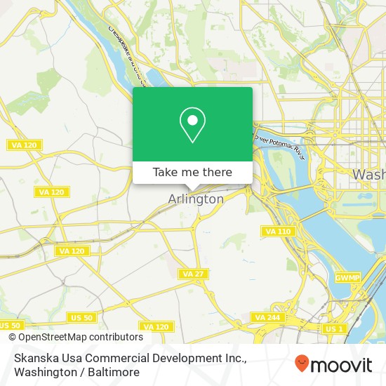 Mapa de Skanska Usa Commercial Development Inc.