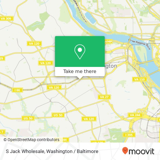 Mapa de S Jack Wholesale