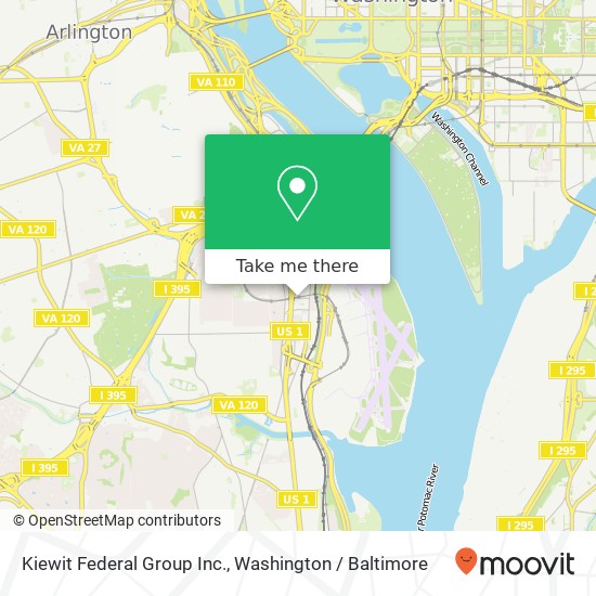 Mapa de Kiewit Federal Group Inc.