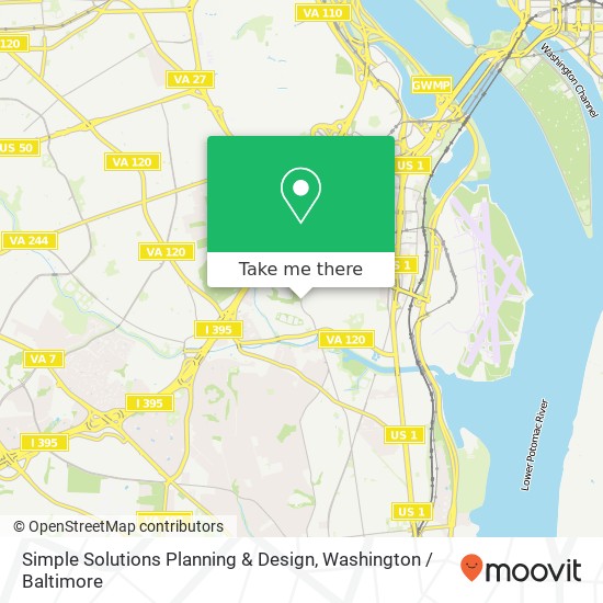 Mapa de Simple Solutions Planning & Design