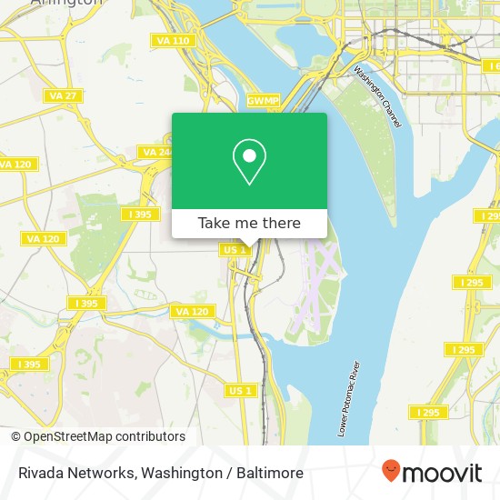 Rivada Networks map