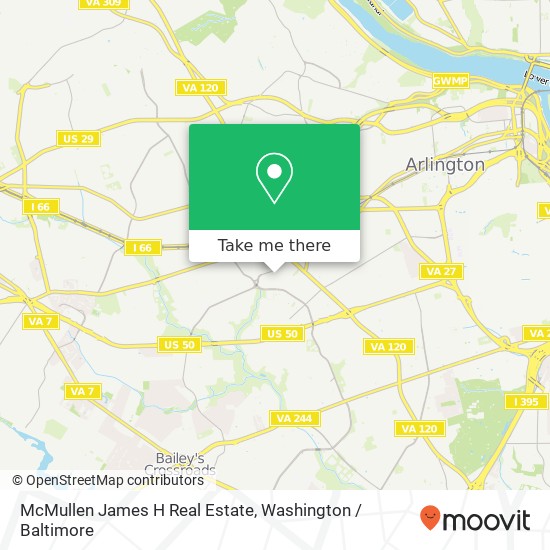 Mapa de McMullen James H Real Estate