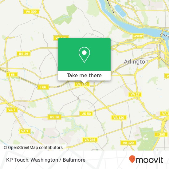 KP Touch map