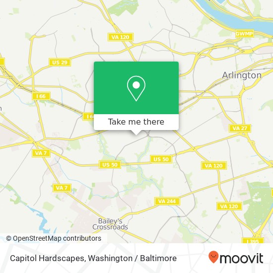Mapa de Capitol Hardscapes