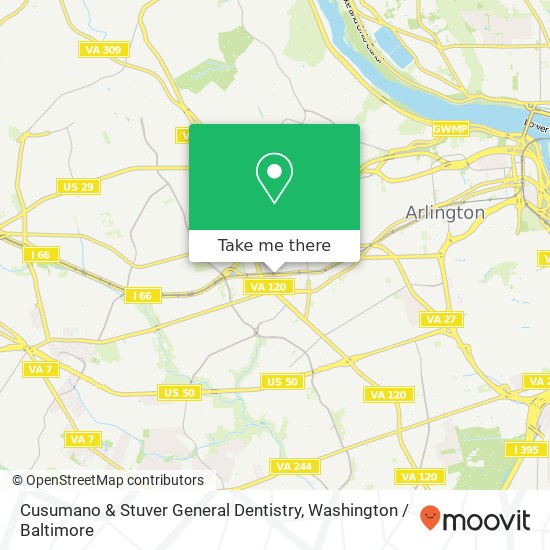 Cusumano & Stuver General Dentistry map