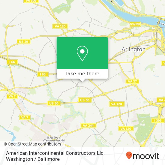 Mapa de American Intercontinental Constructors Llc