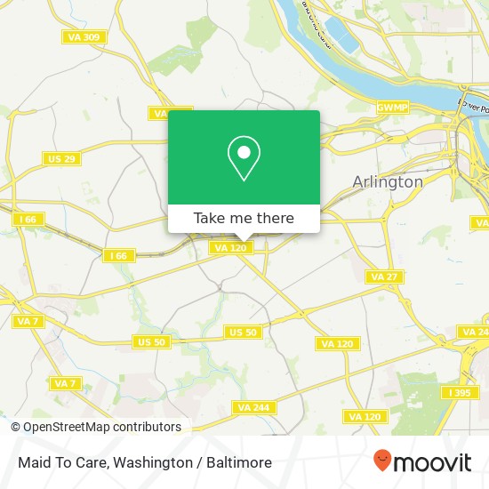 Maid To Care map