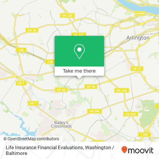 Life Insurance Financial Evaluations map