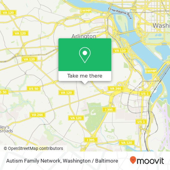 Autism Family Network map