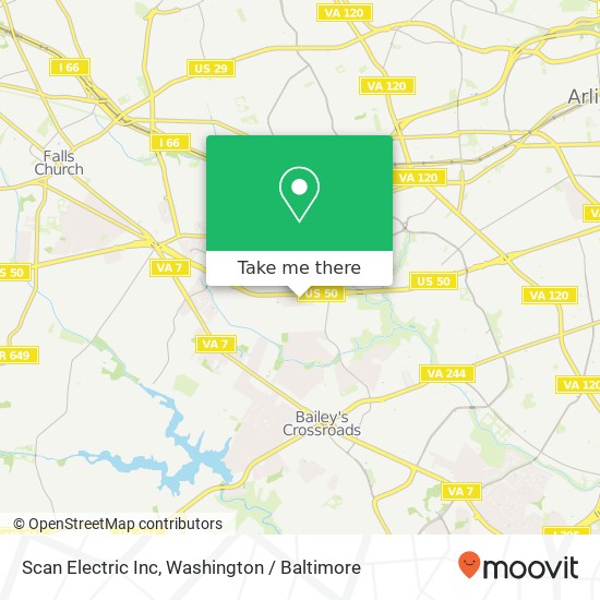 Scan Electric Inc map