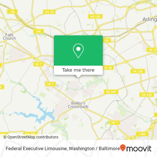 Federal Executive Limousine map