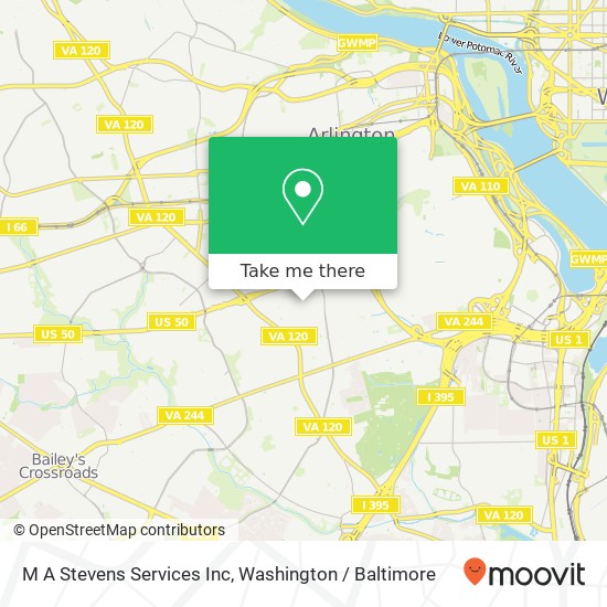 Mapa de M A Stevens Services Inc