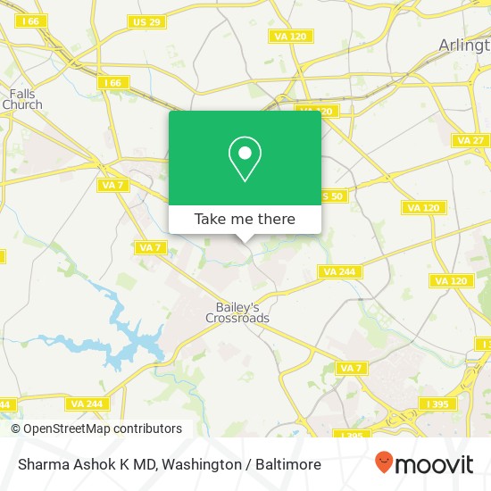 Sharma Ashok K MD map