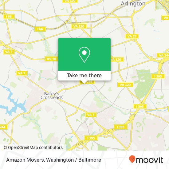 Mapa de Amazon Movers