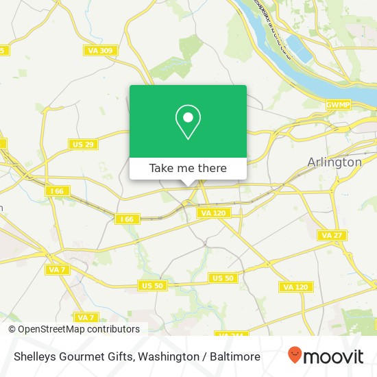 Shelleys Gourmet Gifts map