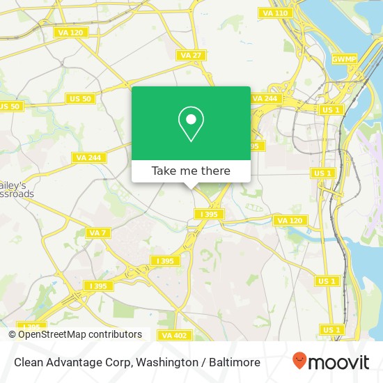 Clean Advantage Corp map