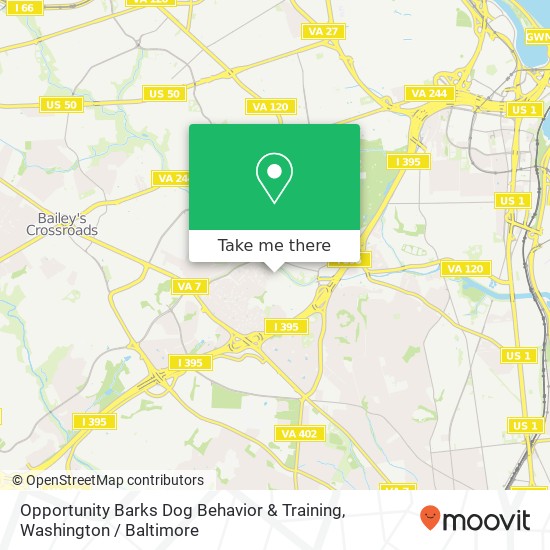 Opportunity Barks Dog Behavior & Training map