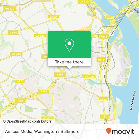 Amicus Media map