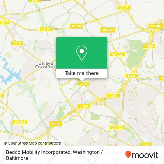 Mapa de Bedco Mobility Incorporated