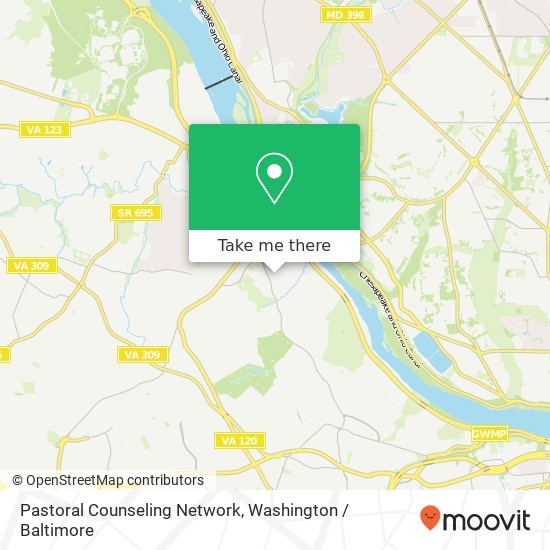 Mapa de Pastoral Counseling Network