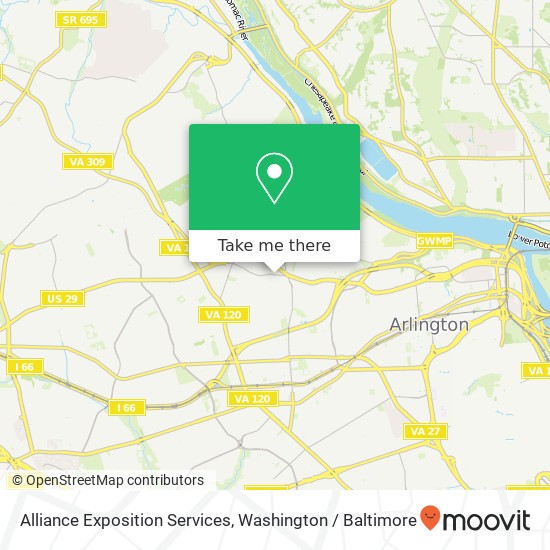 Alliance Exposition Services map